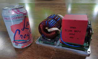 DC-DC converter side view